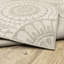 Tapis d'intérieur / extérieur gris / ivoire Jager-1058956703