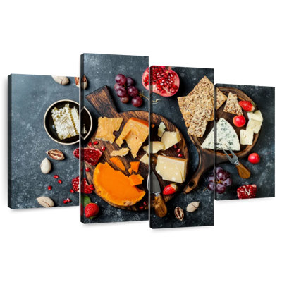 Yarlin Servings Of Cheese And Fruits