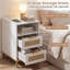 35cm W Metal Bedside Table-65661216
