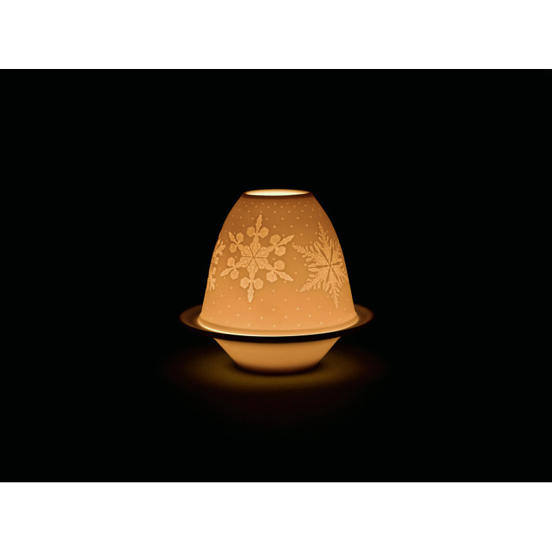 Flocon de neige Lithophane 3,54 po, lumière fantaisiste