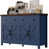 Bleu/brun
