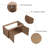 Lavenia 36" Single Wall-Mounted Bathroom Vanity Base Only
