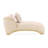 Scotts Square Chaise - Cornsilk/Light Champagne