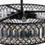 Kessler 6-Light Modern Crystal Semi-Flush Mount Ceiling Light