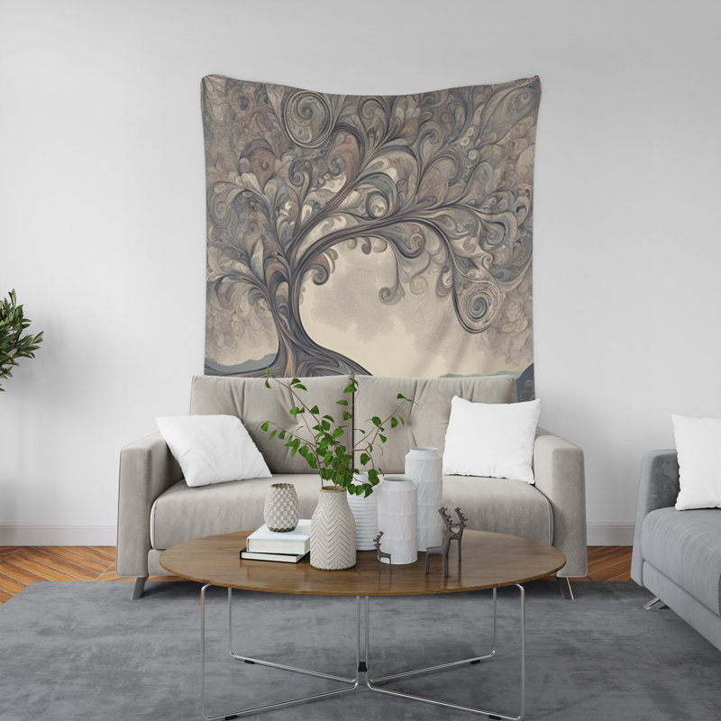 Tapisserie murale, H 80 po x l 68 po