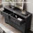 Farmhouse 6-Drawer Dresser – Wide Wood Chest with Vintage Handles for Bedroom, Living Room, Hallway-133958644
