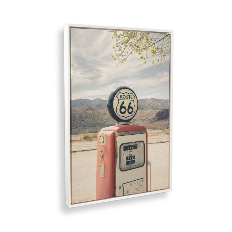 "Carburant", reproduction d'art sur toile, 24 po x 36 po, Cadre flottant blanc opaque