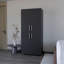 Armoire Moscow, chambre à coucher, noir-644565654