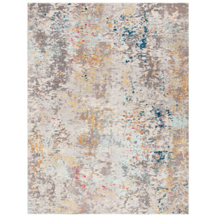 allen + roth 2 X 5 (ft) Taupe Neutral Indoor Geometric Machine Washable  Runner Rug