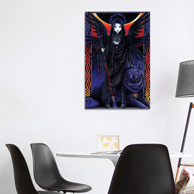Rayvnwolf 1 Piece Wrapped Canvas Wall Art