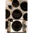 30-Piece Ceramic Dinner Set, Black | 100% Ceramic Stoneware, Antibacterial & Eco-Friendly | Includes 6 Service Plates (10.2 in), 6 Dinner Plates (7.1 in), 6 Cake Plates (7.9 in), 6 Bowls (4.7 in), 6 Tea Cups (3.5 in) | Dishwasher & Microwave Safe