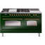 ILVE Nostalgie II 60 Dual Fuel Range, 5 Burners, Griddle, Frenchtop -1514149103-1514149120
