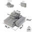 Canapé modulaire surdimensionné Modern