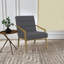 Fauteuil d'appoint rembourré en métal Kirra-1654302493