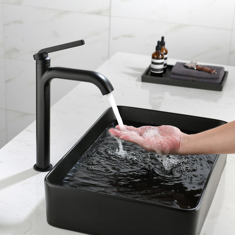 Robinet de lavabo vasque à poignée simple