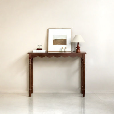 Retro Minimalist Art Solid Wood Console Table