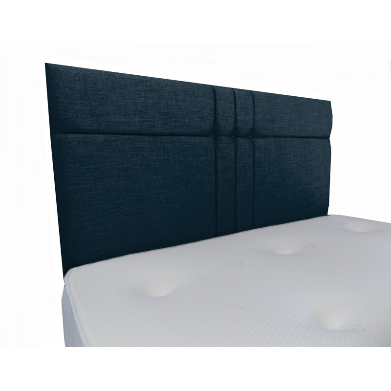 Upholstered Headboard, Small Single (2'6), Naples Velvet, Blue