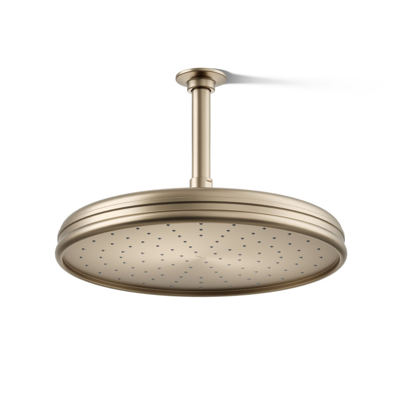 Rain Fixed Shower Head, Vibrant Brushed Bronze