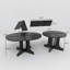 Expandable Dining Table with Oval Table Top with Removable Leaf-1653501510-1653501505