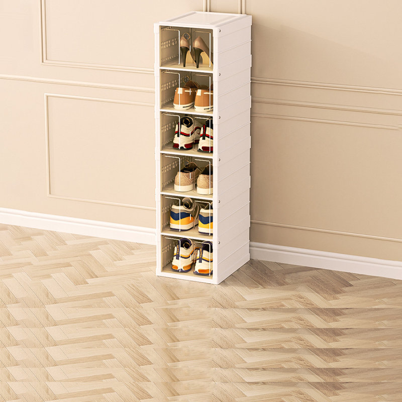 6 Pair Stackable Shoe Storage Box