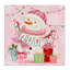 «Pink Snowman Joy», toile par Nicole Tamarin-2051369819