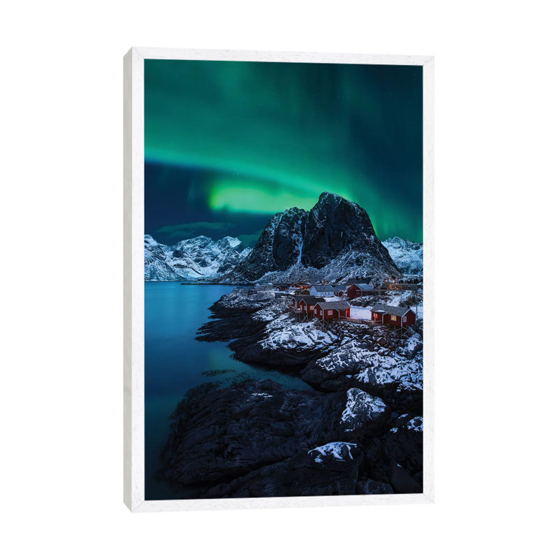 From The Bridge by Fabio Antenore - Print on Canvas, White Framed, 101.6 cm H x 66.04 cm W