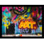 « abstract city pulvérisation, art graffiti », reproduction de photo encadrée-21698419