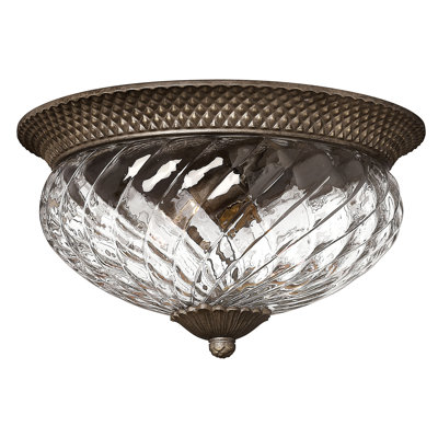Plantation 3 Light Flush Mount