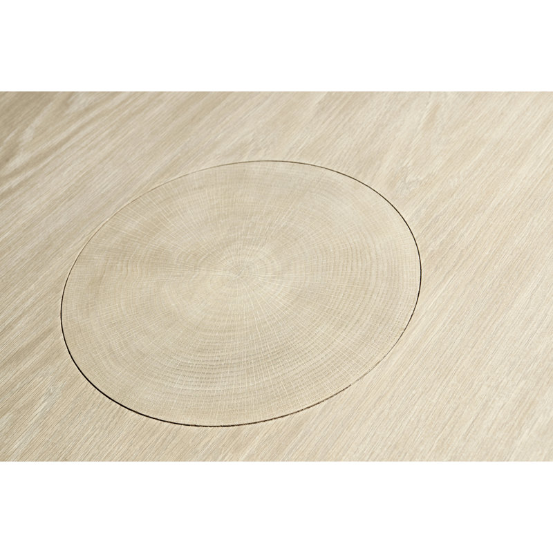 Water Round Solid Oak Dining Table