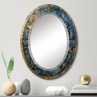 Apogeeville - Miroir mural moderne ovale