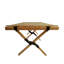 Table de salle à manger portative pliable en bois multifonctionnelle, Naturalindoor et Outdoor Universal, naturel