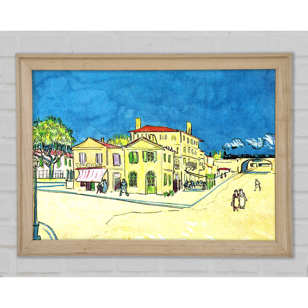 Van Gogh Studie zum Vincentshaus in Arles - Druck