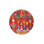 Red Tone Flowing Motif Decorative Woven Base Rug