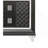 Metallic 2-Drawer Nightstand