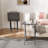 5 Piece Folding TV Tray Table Set,Foldable Sofa Side Table,End Table,Snack Table,Save Space,Grey