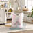 Adorable Butterfly Back Storage Stool - Kids' Round Ottoman With Lid For Girls' Playroom-283924573