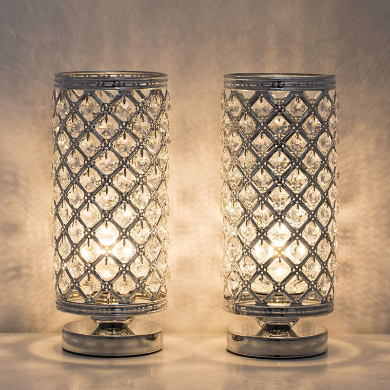Ensemble de lampes de table 11,4 "argent