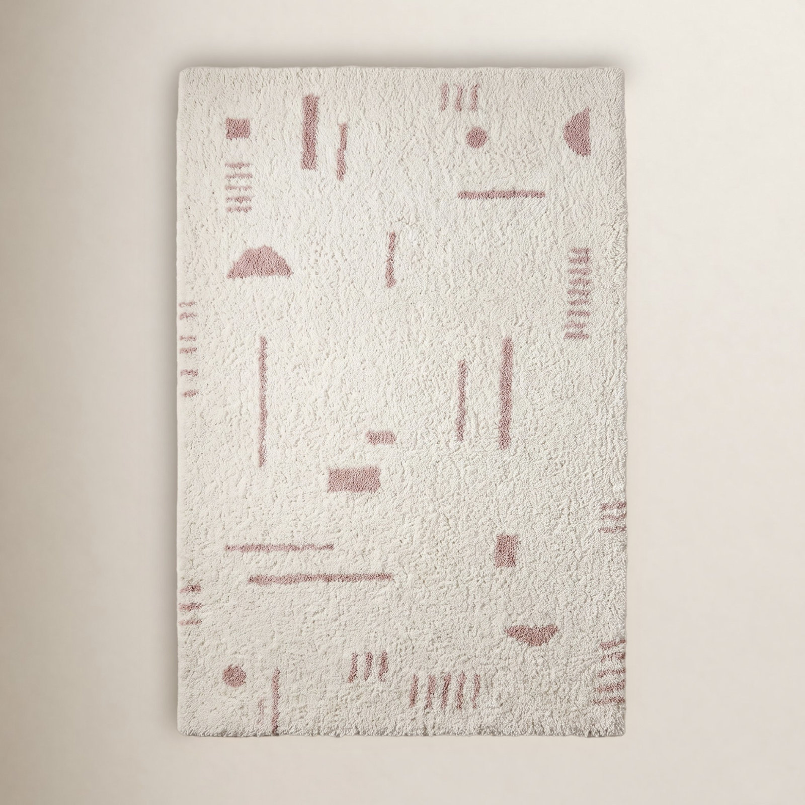 Morin Geometric Shag Rug, Runner 2'2" x 7'