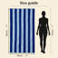 Organic Cotton Striped Beach Towel-456129115