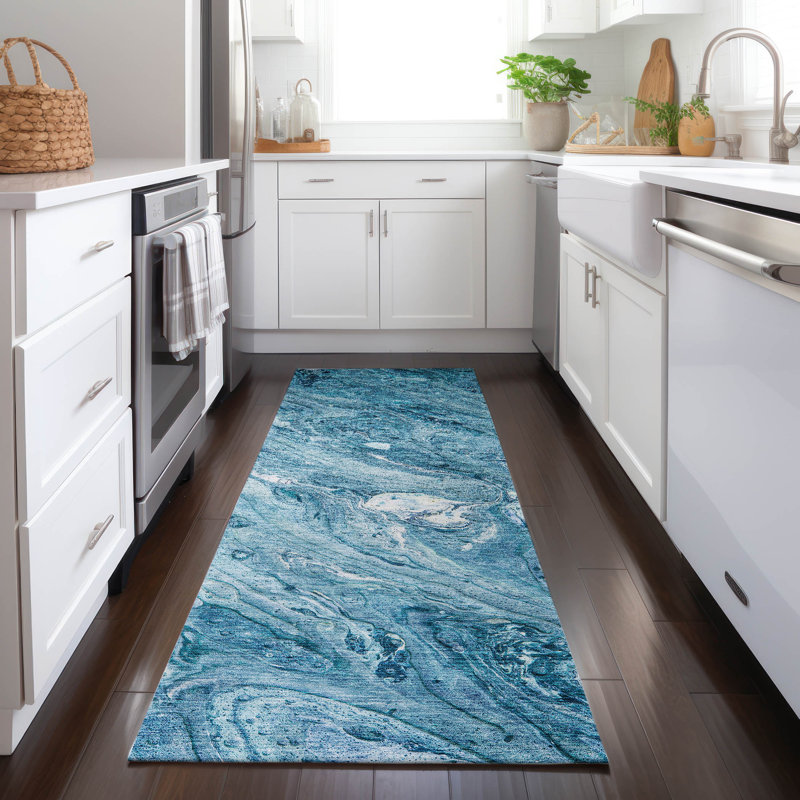 Kaylani Abstract Indoor / Outdoor Rug, Runner 2'3" x 7'6"