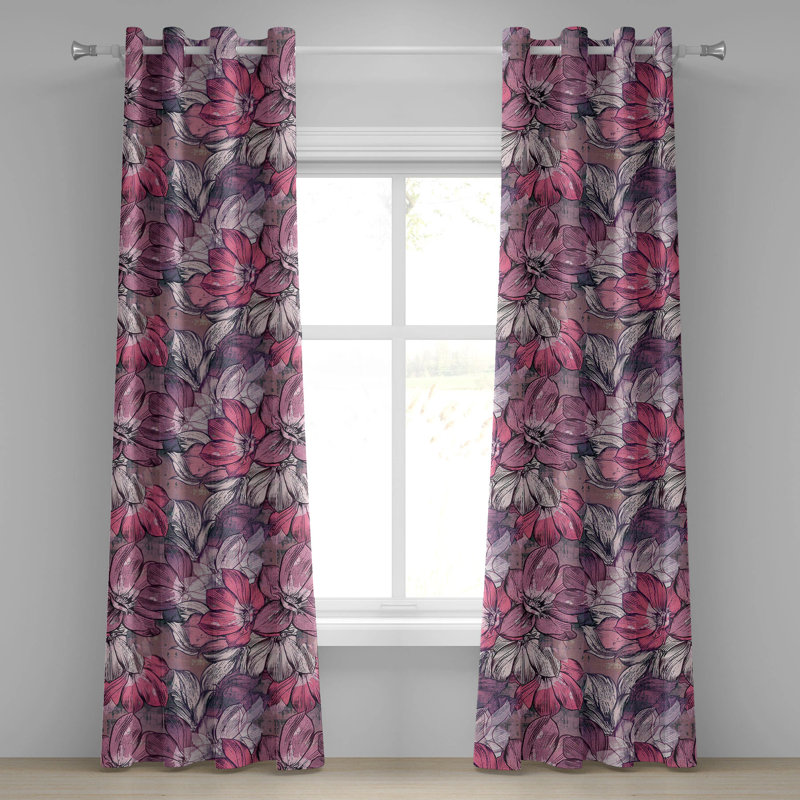 Albali Semi Sheer Curtain Pair