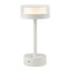 Lampe de table blanche à DEL sans fil 12 po rechargeable