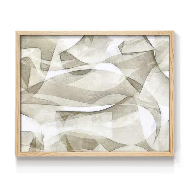 Mindfulness I -Framed Print - Restickable, 8" H x 10" W, Natural