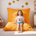 Velours côtelé orange