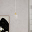 1 - Light Natural Chandelier Pendant