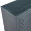 Armoire d'appoint 40 po avec attrait rétro, 1 tablette réglable, construction solide, fini bleu antique-1050299748