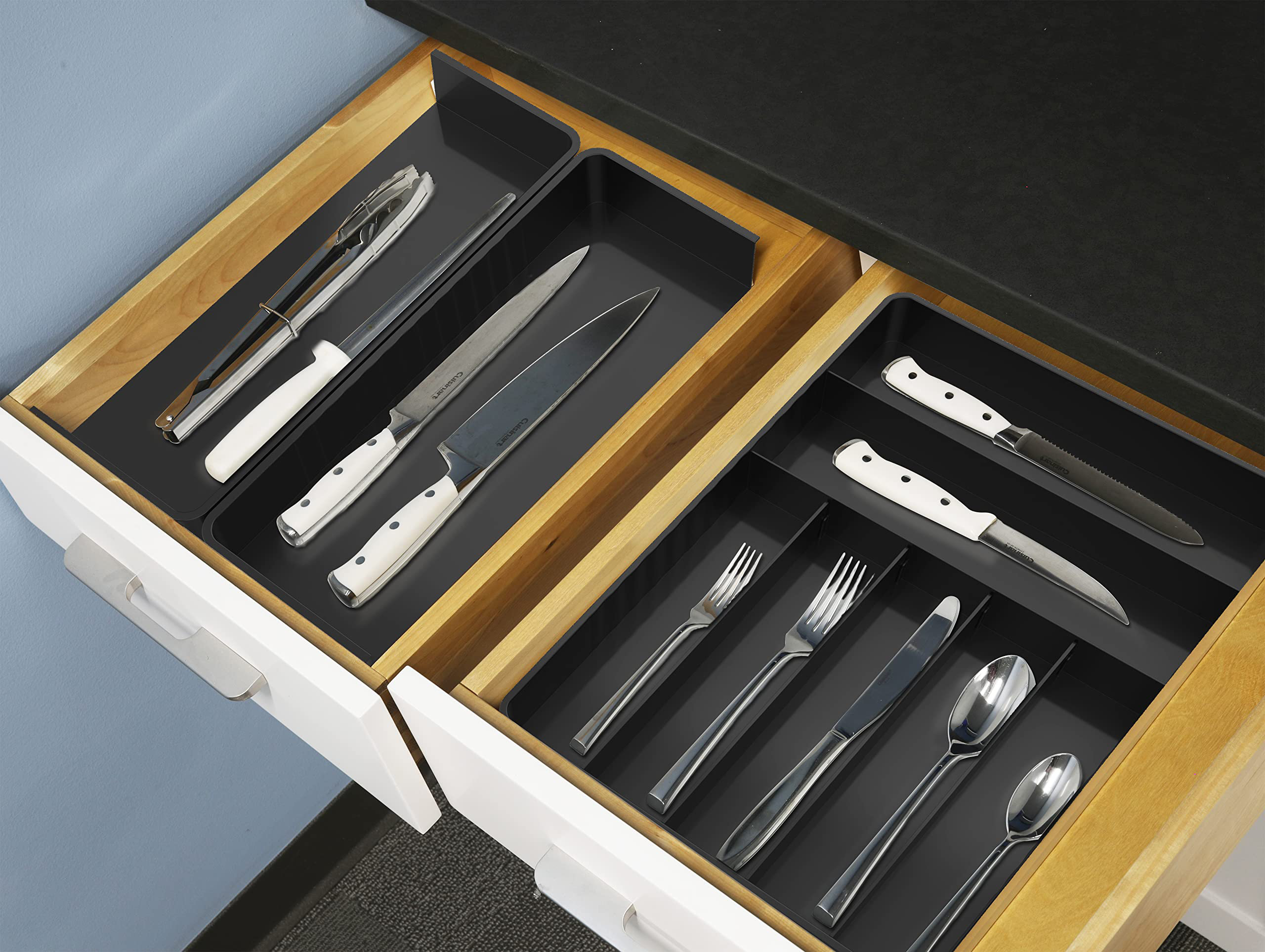 Hokku Designs Expandable Kitchen Drawer Cutlery Organizer ...
