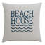 Nautical Linen Square Pillow Cover & Insert