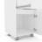 Desk and Storage Cabinet with 1 Drawer and 1 Door,  White