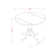Philipston Extendable Round Solid Wood Dining Table
